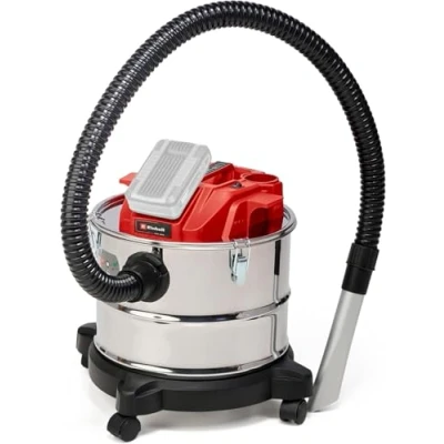 Imagen de Einhell Aspirador de cenizas inalámbrico TE AV 18/15 Li C Solo PXC. ion, 100 mbar, sistema limpieza filtros, recipiente recogida 15 L. Suministrado sin batería ni cargador