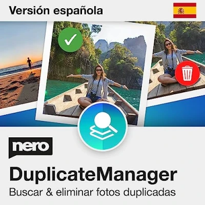 Imagen de Nero Encuentre y elimine fotos duplicadas con DuplicateManager Photo Ordene la galería de Múltiples formatos licencia ilimitada 1 PC Windows 11 / 10 8 7