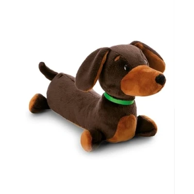 Imagen de Perro salchicha de peluche 35 cm, marrón, suave muñeco NICI, adorable animal para abrazarlo y jugar, gran idea regalo niños personas adultas 61898