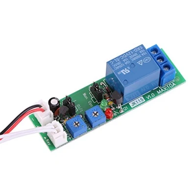 Imagen de DC 5 V 12 24 Módulo Temporizador cíclico Ajustable, relé ON/Off de retardo (DC12 V, 0 Horas)