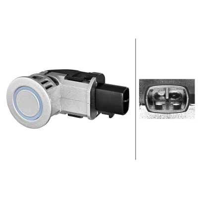 Imagen de HELLA 6PX 358 270 741 Sensores de Aparcamiento posterior, delante Sensor ultrasonido