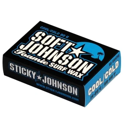 Imagen de Soft Johnson Foamie board and body surf Wax Cool/Cold 90gr