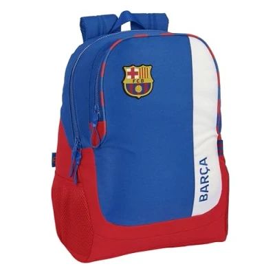 Imagen de Safta F.C. BARCELONA 2ª EQUIPACIÓN Mochila Escolar Infantil, Ideal para Niños de Diferentes Edades, Cómoda y Versátil, Calidad Resistencia, 32x16x44 cm, Color Azul Granate