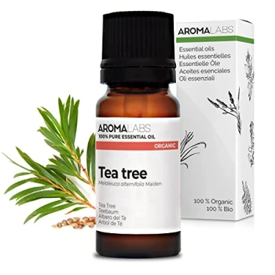 Imagen de BIO Aceite Esencial ARBOL DE TÉ 10mL 100% Puro, Natural, Quimiotipado y Certificado AB AROMA LABS (Marca Francesa)