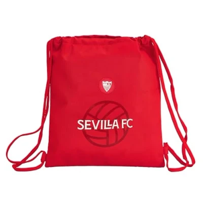 Imagen de SEVILLA FC Mochila Saco, Mochila, Ideal para Niños de Diferentes Edades, Cómoda y Versátil, Calidad Resistencia, 34x15x43 cm, Color Rojo