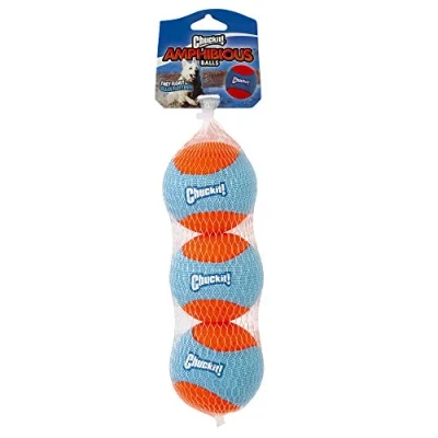 Imagen de Chuckit Pelotas De Juguete Para Perros Amphibious Balls 3 Pack