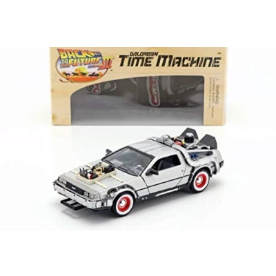Imagen de OPO 10 Coche Delorean de la película Back TO The Future III Escala 1:24 (Ref: 03J 22444)