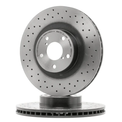 Imagen de BREMBO XTRA LINE 09.9077.1X Disco de freno 293 24 5 perforado/ventil. int. revestido SUBARU: Impreza II Berlina, I Outback III