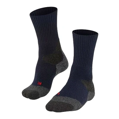 Imagen de FALKE TKX Expedition M SO hilo funcional lana anti ampollas gruesa 1 par, Calcetines para senderismo Hombre, Azul (Marine 6120) nuevo, 42 43