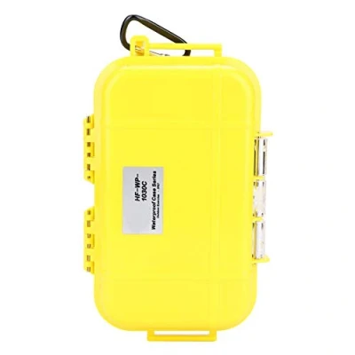 Imagen de Tbest Caja Seca Impermeable de Alenamiento,Caja a Prueba Agua al Aire Libre Buceo Supervivencia Transporte Contenedor Cojín Goma Interior Desmontable(Amarillo)