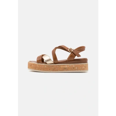 Imagen de Marco Tozzi Sandalias con plataforma, Mujer, Talla: 38, Cognac Zapatos