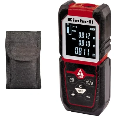 Imagen de Einhell 2270080 Medidor Laser TC LD 50 Rango de Trabajo: 0.05 m m, 1.5 V, Rojo