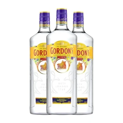 Imagen de Ginebra Gordon&#039;s Irrellenable Botella Misil 1 L (Caja de 3 L)