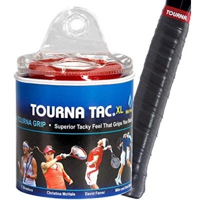 Imagen de Unique Overgrip Tourna TAC 30er Mango de Raqueta Tenis, Color Negro, Talla Standard