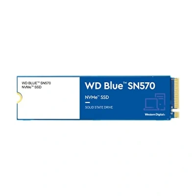 Imagen de WD BLUE SN570 1TB M.2 2280 PCIe Gen3 NVMe up to 3500 MB/s read speed, Unidad de estado sólido