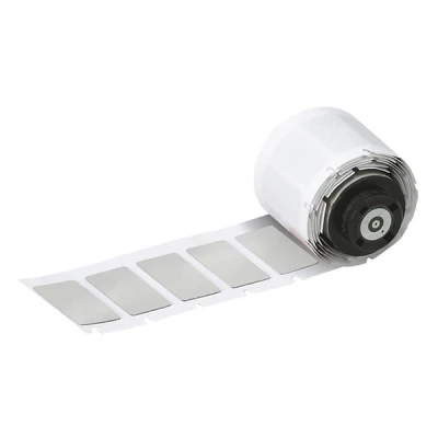 Imagen de M710 Brady M6 04 7593 SL Etiquetas de poliéster laminado plateado 27 mm x 18 (original)