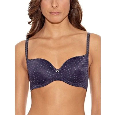Imagen de Creaciones Selene Francesca Sujetador con aros, Mujer, Talla: 75B, Marino