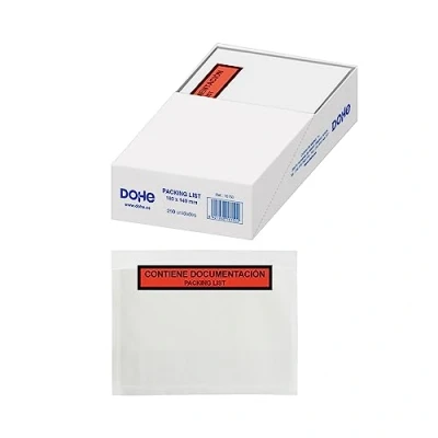 Imagen de Dohe Packing List Sobres de 180x140 mm 250 unidades Portadocumentos y autoadhesivos Material oficina