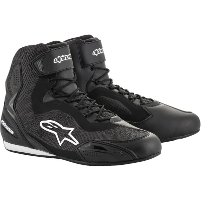 Imagen de Alpinestars Faster 3 Rideknit Botas de moto, color negro, blanco, rojo, negro/blanco/rojo, talla 38