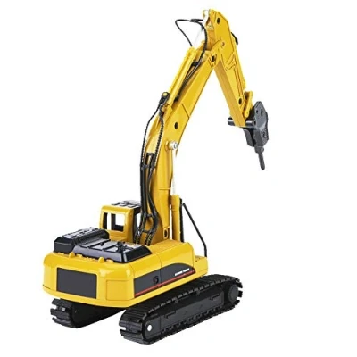 Imagen de Dilwe Excavadora RC, de Aleación 1/50 Modelo Ingeniería Construcción Vehículo Control Remoto