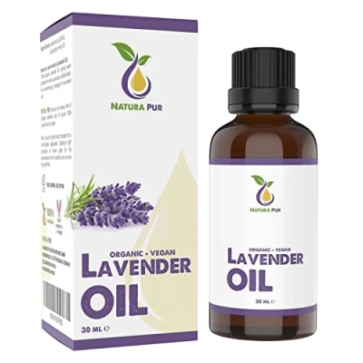 Imagen de aceite de Lavanda 30ml 100% puro, vegano Lavender Oil (Lavandula Latifolia) esencial para dormir bien, lámpara aroma, difusor, como el cabello