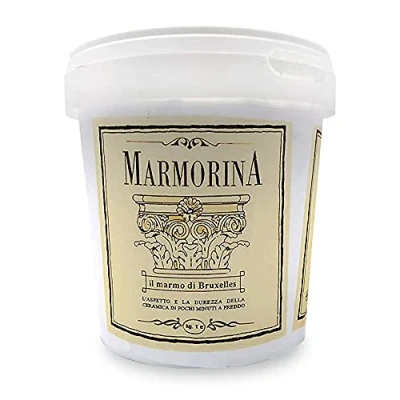 Imagen de PROCHIMA GE711K1 Marmorina (Polvo mezclable con Agua), Color Blanco, 1 KG
