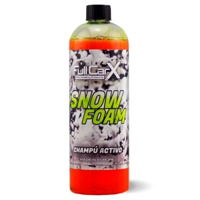 Imagen de FULLCARX Snow Foam 750ml Champú Espuma Activa Coche PH Neutro, Super Concentrado, Alto Poder Espumante con Lanza Foamer, Jabón Limpiador Lavado sin Rayaduras, Producto Limpieza Detailing Profesional