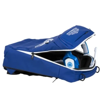 Imagen de Konix My Hero Academia Mochila Protectora para portátil Gaming de 17&quot; 30 x 18 47 cm Volumen 27 l Azul y Blanco