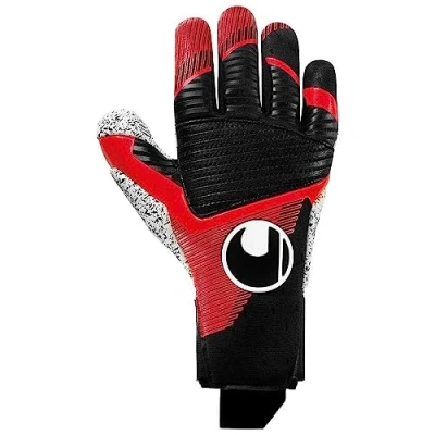 Imagen de uhlsport Powerline Supergrip+ Reflex Guantes de Portero fútbol para niños y Hombres, Portero, con Nueva fórmula Espuma Adhesiva Elementos Gran Agarre