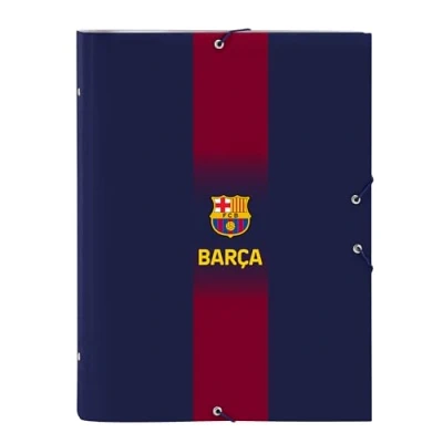 Imagen de F.C. BARCELONA 1ª EQUIPACIÓN 25/26 Carpeta Folio Clasificadora, Ideal para Niños de Diferentes Edades, Cómoda y Versátil, Calidad Resistencia, 26x36.5 cm