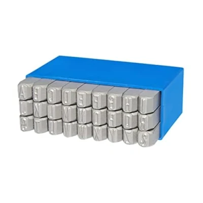 Imagen de GRAVUREM S Juego de punzones letras A Z,&amp; / 5mm