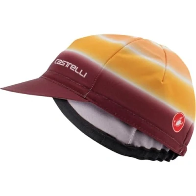 Imagen de CASTELLI 4522086 867 Dolce Cap Women&#039;s Hat Sand/Bordeaux Uni