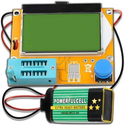 Imagen de Retoo Probador de Transistores, TFT Multifuncional, Transistor Medidor, Pantalla Gráfica, Operación con Una Tecla, Resistencia Condensador, Transistor, Diodo Probador, Inductancia SCR