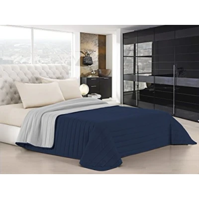 Imagen de Edrojoón de verano Elegant blu oscuro/gris claro, sìngolo