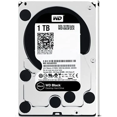 Imagen de Western Digital Black 1 TB Performance Desktop Hard Disk Drive 7200 RPM SATA 6 GB/s 64MB Cache 3.5 Inch