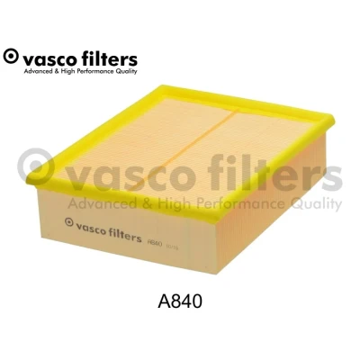 Imagen de DAVID VASCO A840 Filtro de aire 69 213 255 rectangular Cartucho filtrante AUDI: A4 B5 Berlina, A6 C5 Avant
