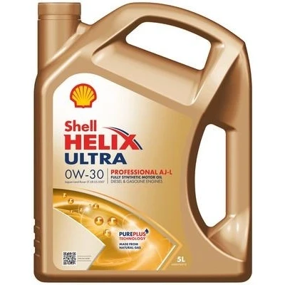 Imagen de Shell Helix Ultra Prof AJ L 0W 30 5L Aceite de motor 550047974 FORD: FIESTA 6, FOCUS 3, KUGA 2, HONDA: CIVIC 8 Hatchback, Accord 7 Limousine, CR V 3