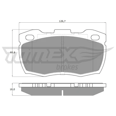 Imagen de Juego de pastillas TOMEX Brakes TX 19 23