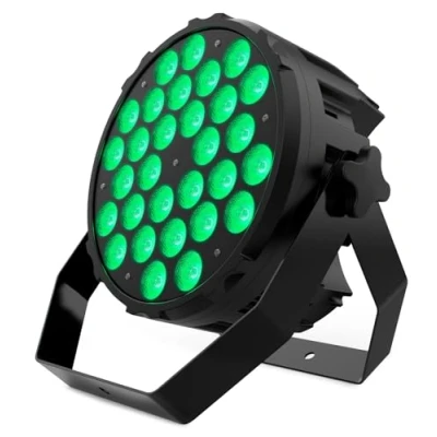 Imagen de Audibax Dallas 300 Foco LED para Discoteca Profesional 300W Equipado con 30 Luces RGBW de 10W Sincronización Música Modo Automático Conexión DMX 4 u 8 Canales
