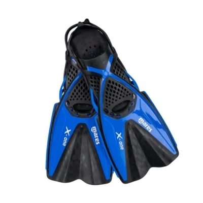 Imagen de Mares Aquazone X One Jr., Aletas de Snorkel Niños, Unisex, Azul, S