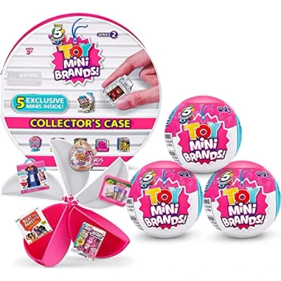 Imagen de 5 SURPRISE Kit de coleccionista Toy Mini Brands Series 2 con minis (Estuche + 3 cápsulas) ZURU (77254)
