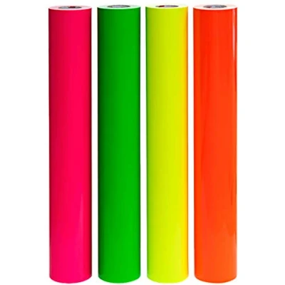 Imagen de Finest Folia Neon Plotterfolie 6510 Fluorescent Lámina adhesiva fluorescente (amarillo neón 29, 300 x 31 cm)