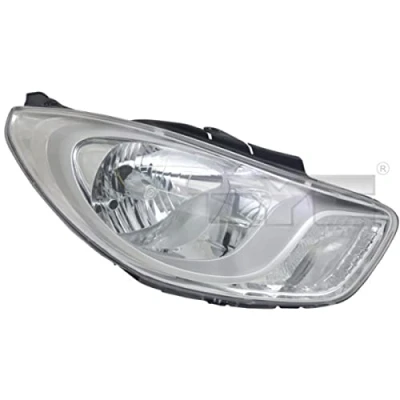 Imagen de TYC 20 12574 05 2 Faros izquierda H4 cromo para circulación por la derecha con electromotor