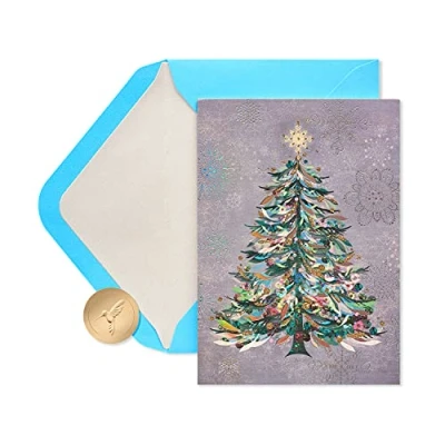 Imagen de Papyrus Tarjetas de Navidad en caja con sobres, día festivo, árbol festivo (14 unidades)
