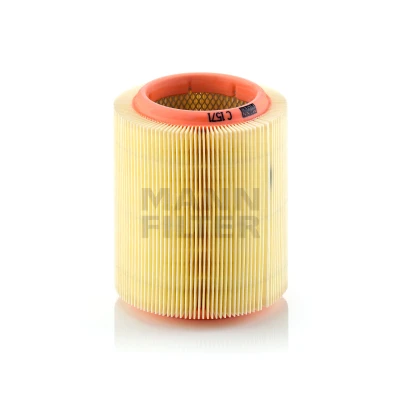 Imagen de MANN FILTER C 1571 Filtro de aire 166 143 Cartucho filtrante LAND ROVER: Range Rover 1, Defender SUV, Discovery 2000 3500 Hatchback