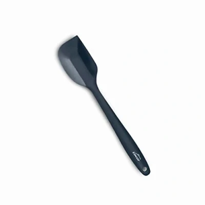 Imagen de Lacor 64464 Espátula Cocina Grey, Silicona, Utensilios de Cocina, Mango Ergonómico, Antiadherente, Resistente a Altas Temperaturas, Apta para Lavavajillas, Longitud 27,5 cm