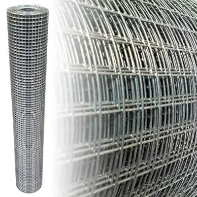 Imagen de Homcom mäusesicher 10 m x 100 cm rejilla de malla alambre 12 mm galvanizado 1