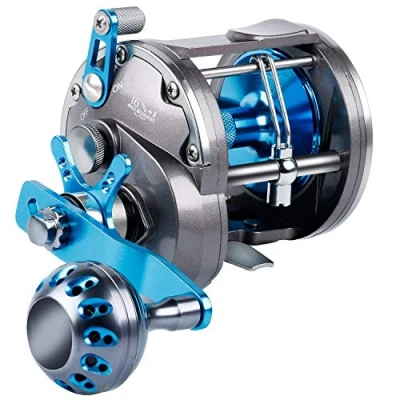 Imagen de Burning Shark Carrete de tiburón para Pesca Agua Salada, Arrastre, Barco, Pesca, océano, bajo del mar, salmón, STC40