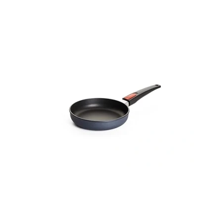 Imagen de Woll Sartén plana Diamond Lite, 20 cm de diámetro, 5 alto, con asa extraíble, adecuada para cerámica, gas, electricidad, halógeno, no apta inducción, aluminio fundido, revestimiento antiadherente, horno
