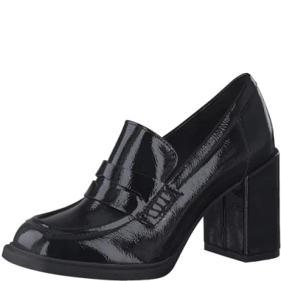 Imagen de MARCO TOZZI 2 24403 20, Mocasín plano para Mujer, Negro (Black Patent), 38 EU